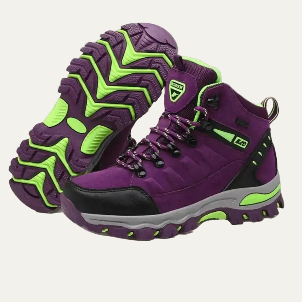 VogeLuxe | Women’s Mid Cut Outdoor Hiking Boots With Rugged Sole