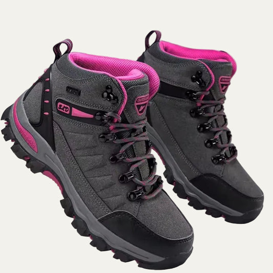 VogeLuxe | Women’s Mid Cut Outdoor Hiking Boots With Rugged Sole
