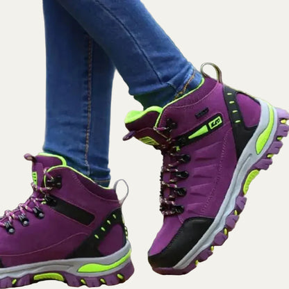 VogeLuxe | Women’s Mid Cut Outdoor Hiking Boots With Rugged Sole