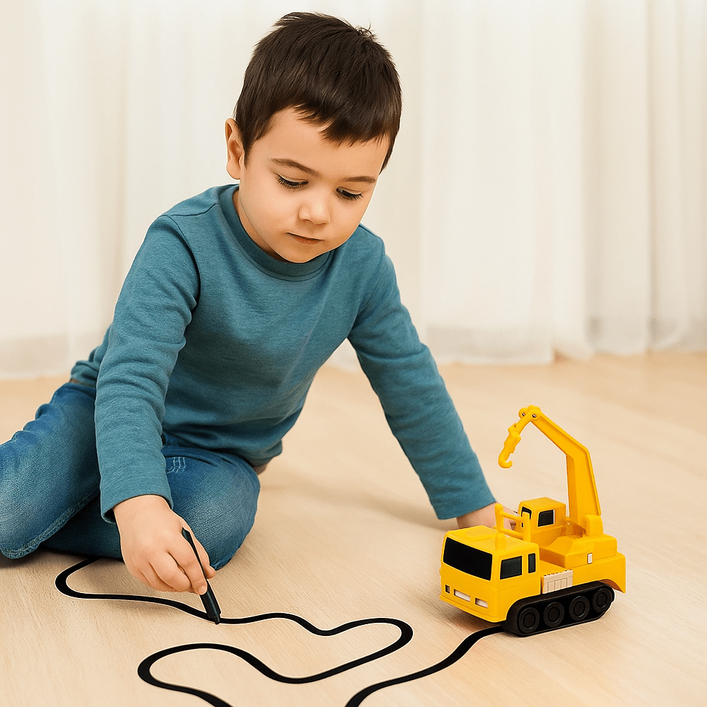 Fun Electric Tracing Car Toy for Children - VogeLuxe