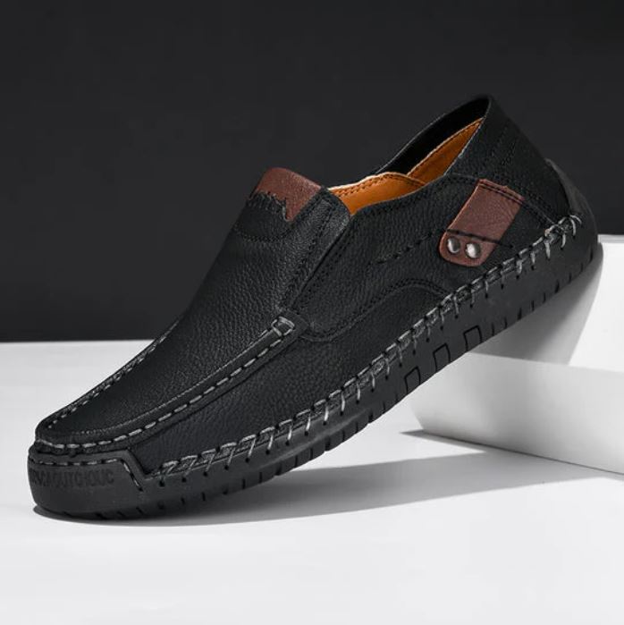 Comfortable Mens Leather Slip On Shoes