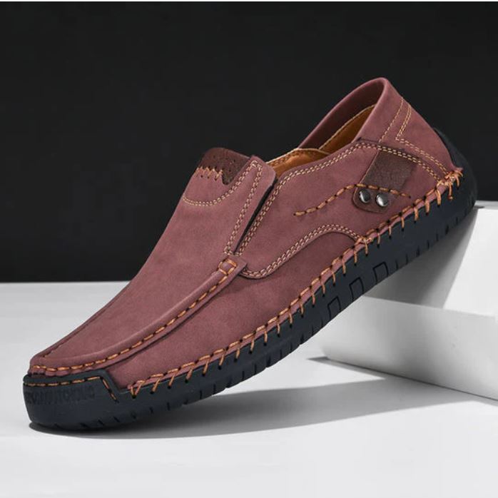 Comfortable Mens Leather Slip On Shoes