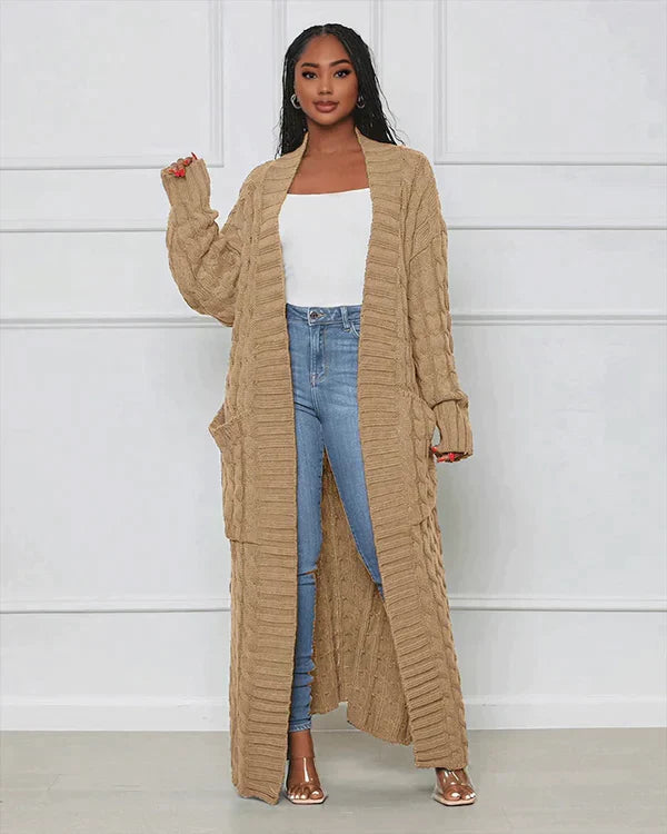 Cozy Winter Knit Jacket for Women