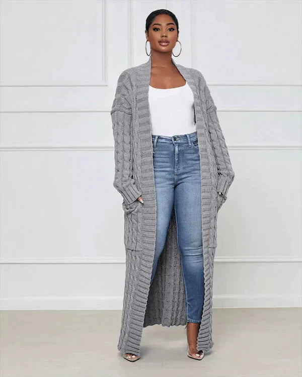 Cozy Winter Knit Jacket for Women