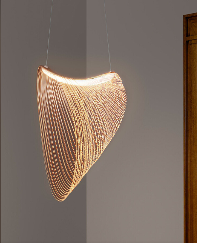 Rustic Wooden Hanging Light For Warm Living Spaces - VogeLuxe
