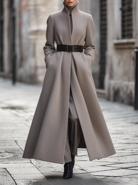 Women's Fitted Waist Trench Coat - VogeLuxe