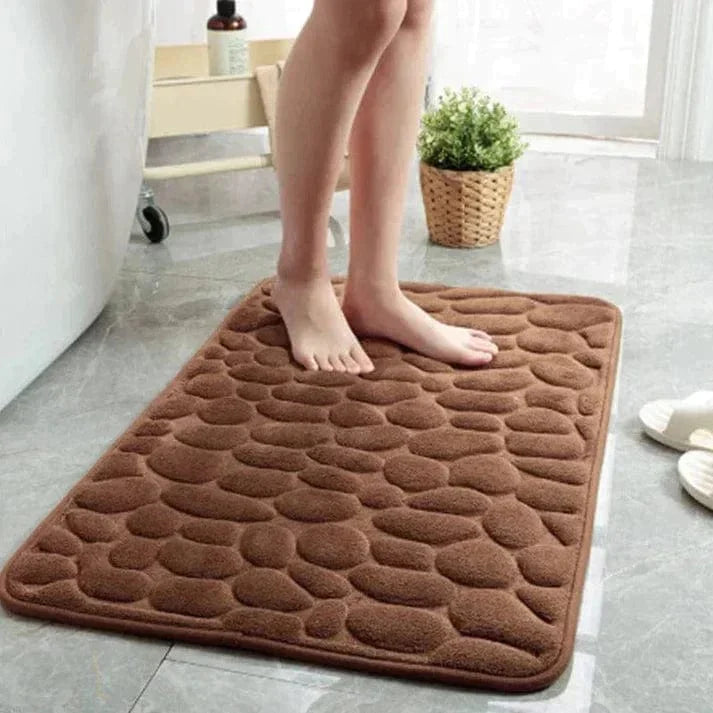 Soft Grip Bathroom Mat with Anti-Slip Bottom