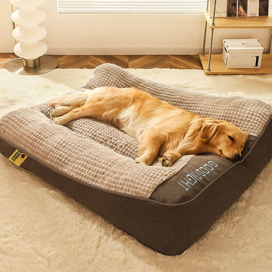 Comfortable Pet Bed Memory Foam with Bolster Support - VogeLuxe