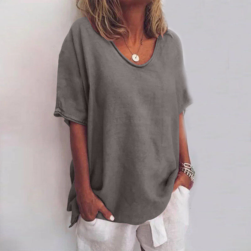 Comfortable Flowy Top with Belly Concealment - VogeLuxe