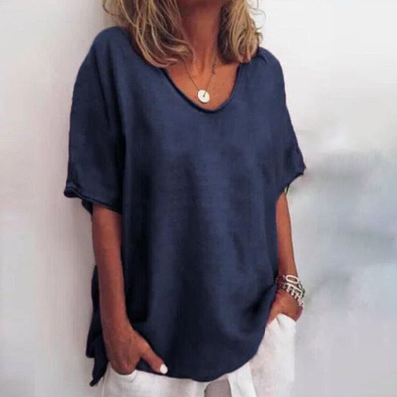 Comfortable Flowy Top with Belly Concealment