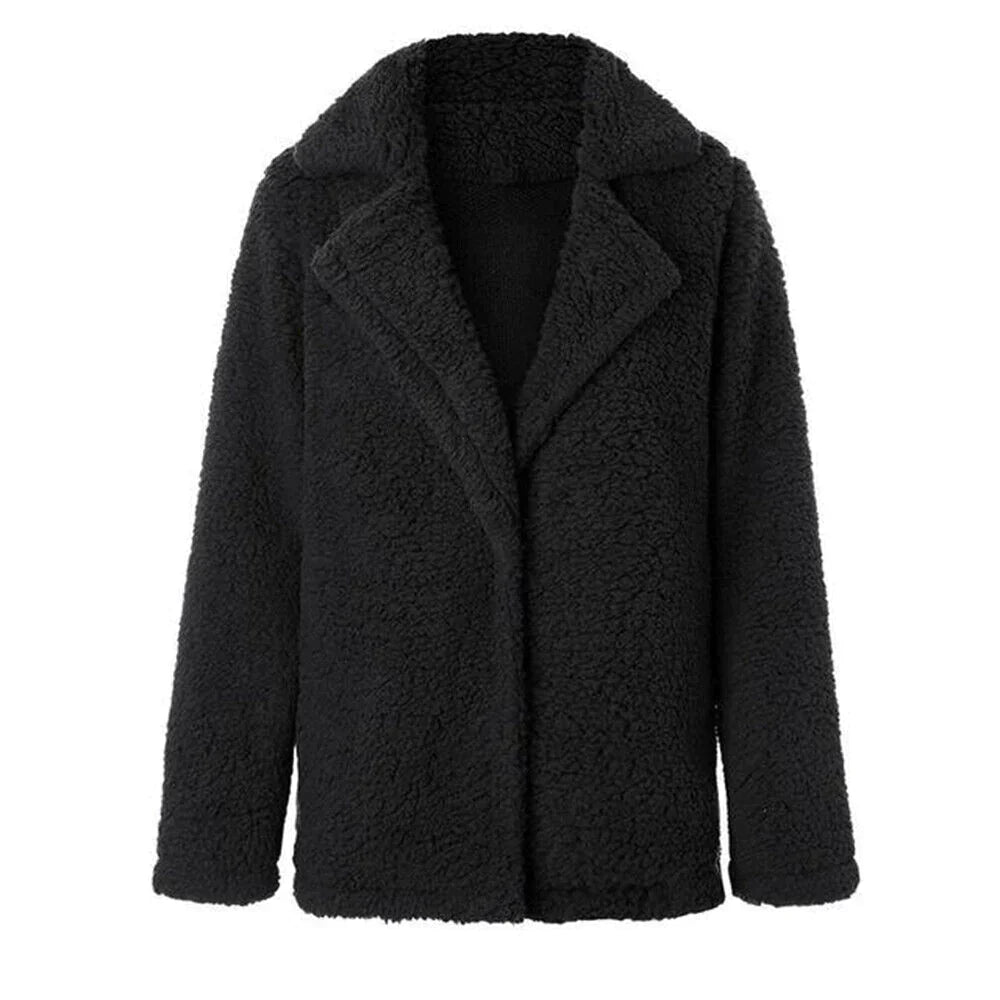 Soft Pink | Women's Warm Fleece Jacket - VogeLuxe