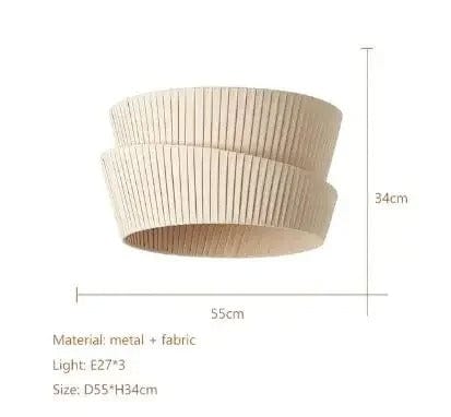 Elegant Fabric Pendant Lamp