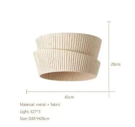 Elegant Cloth Hanging Lamp