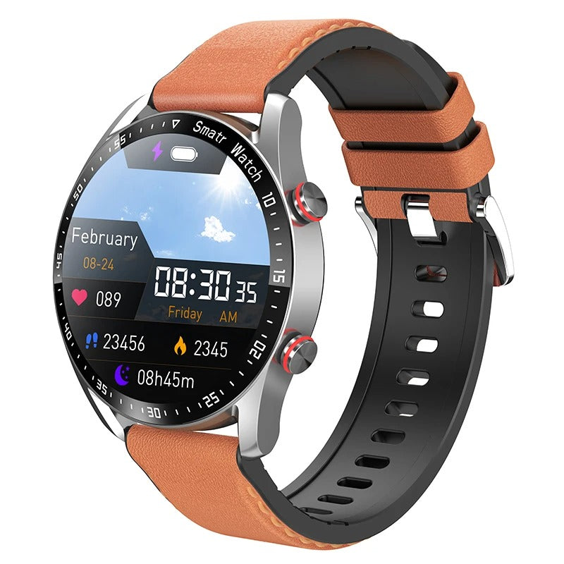 Stylish Men's Smartwatch with Bluetooth Fitness Tracker