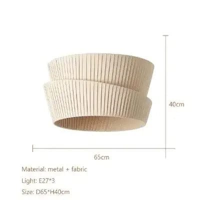 Elegant Cloth Hanging Lamp