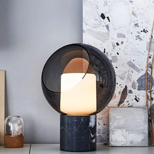 Clear Glass Table Lamp - VogeLuxe