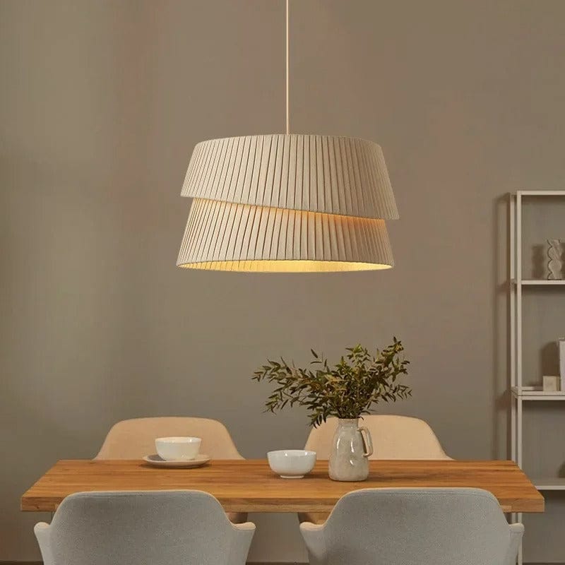 Elegant Fabric Pendant Lamp - VogeLuxe
