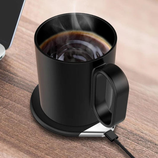 Warm Smart Mug with Wireless Phone Charger - VogeLuxe