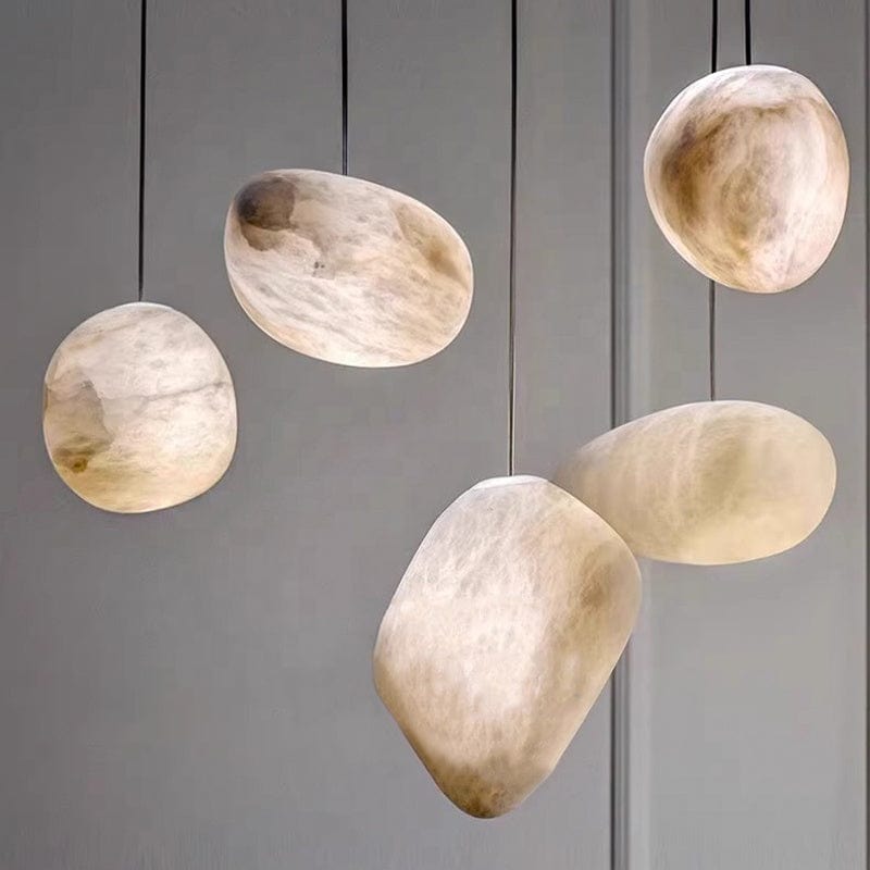 Marble Stone Table Lamp - BritishElegance