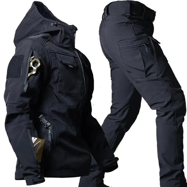 Waterproof Mens Outdoor Jacket Pants Combo
