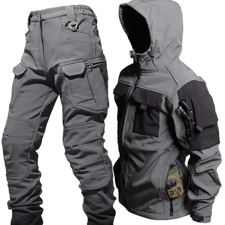 Waterproof Mens Outdoor Jacket Pants Combo - VogeLuxe