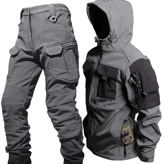 Waterproof Mens Outdoor Jacket Pants Combo - VogeLuxe