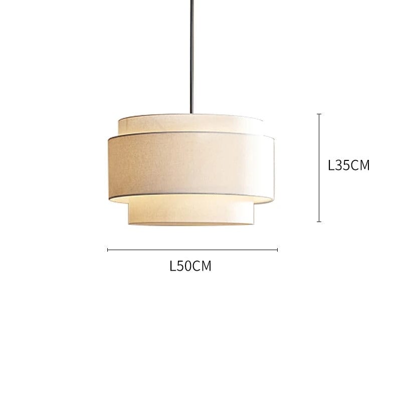 Stylish Fabric Hanging Light Fixture