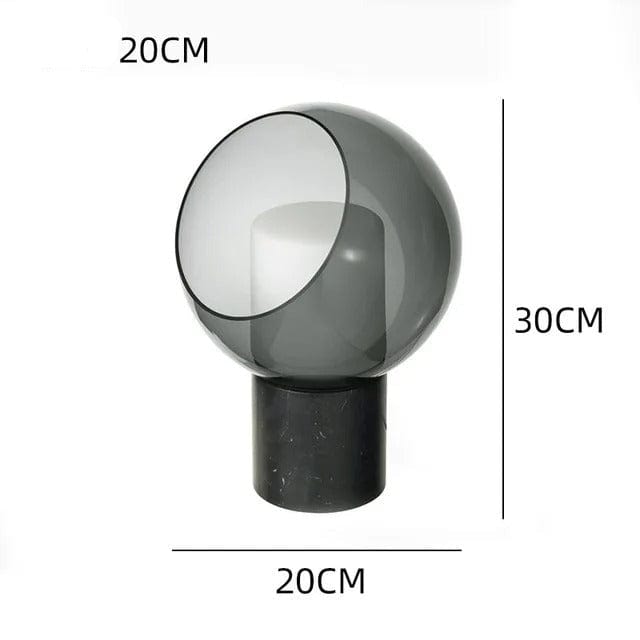 Clear Glass Table Lamp