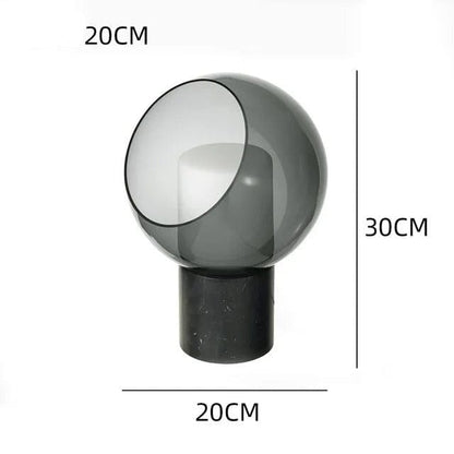Clear Glass Table Lamp
