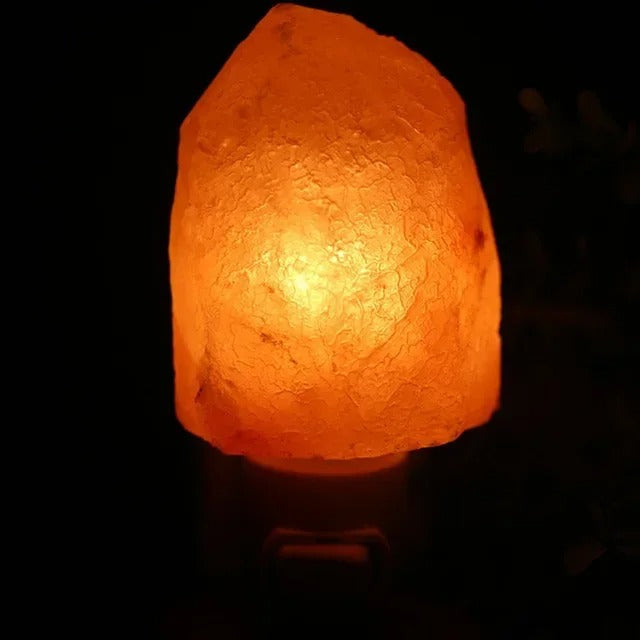Natural Salt Lamp with Soothing Glow for Bedroom - BritishElegance