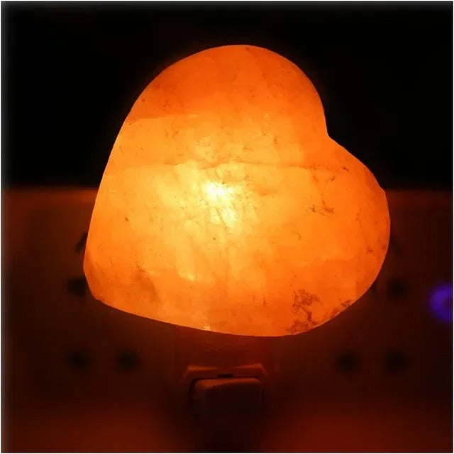 Natural Salt Lamp with Soothing Glow for Bedroom
