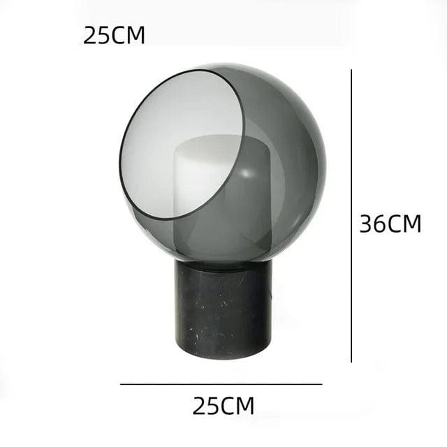 Clear Glass Table Lamp