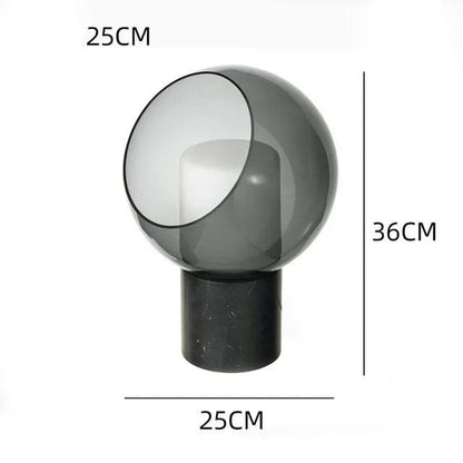 Clear Glass Table Lamp