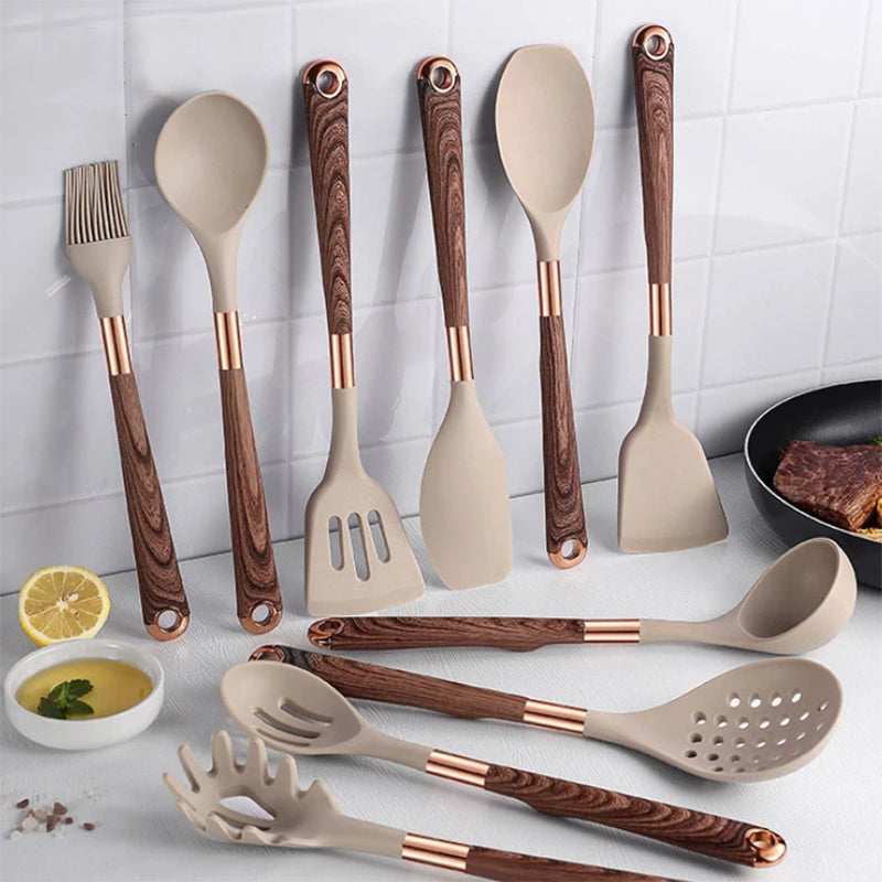 Complete Kitchen 10pc Cooking Tool Set - BritishElegance