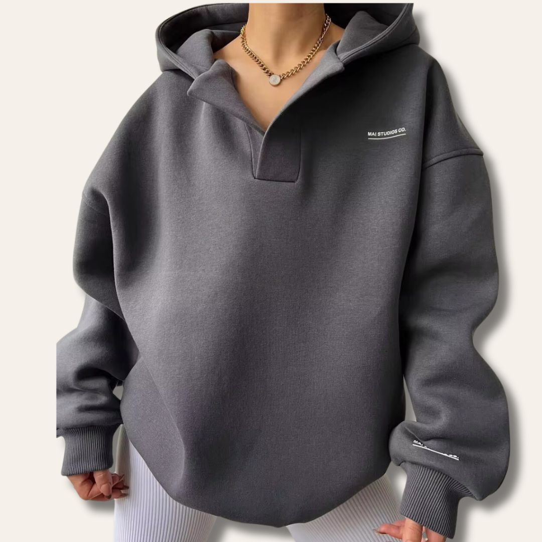 Relaxed Fit Women's Pullover Hoodie