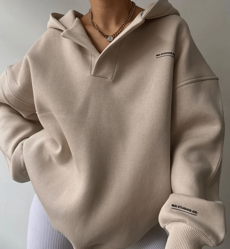 Relaxed Fit Women's Pullover Hoodie - VogeLuxe