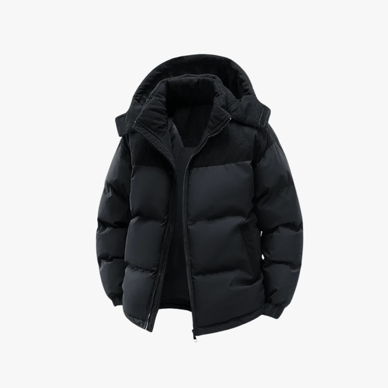 Thermal Insulated Men's Puffer Coat - VogeLuxe