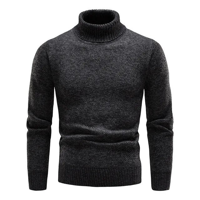 Warm Men's Turtleneck Classic Winter Sweater - VogeLuxe