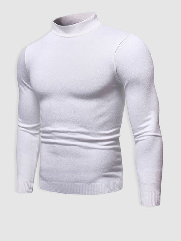 Men's Fit Turtleneck Crew Neck Sweater