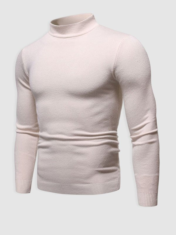 Men's Fit Turtleneck Crew Neck Sweater