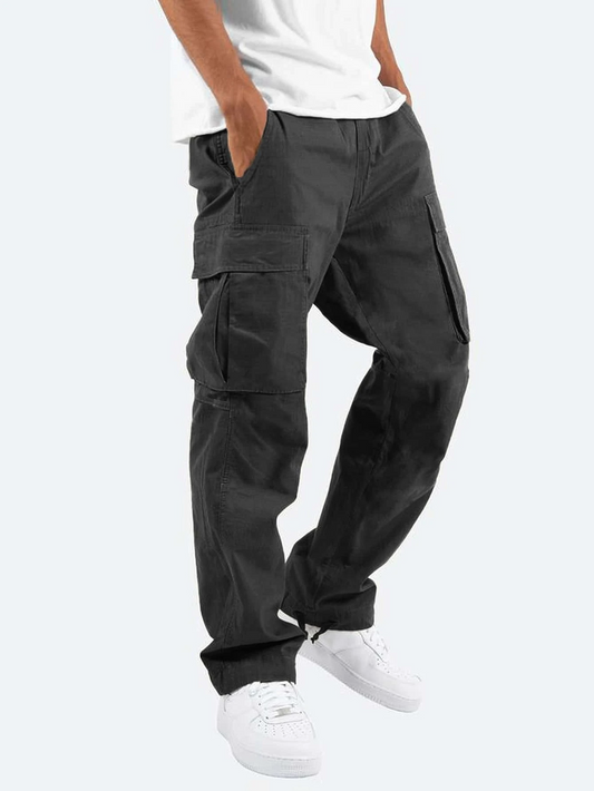 Comfortable Men's Loose Fit Cargo Pants - VogeLuxe