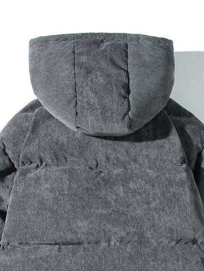 VogeLuxe | Men’s Technical Utility Jacket with Hood and Patch Pockets