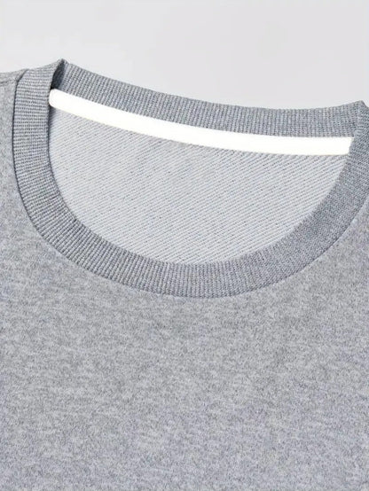 VogeLuxe | Men’s Festive Reindeer Graphic Crewneck Sweatshirt