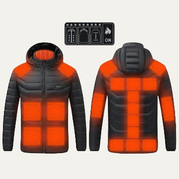 VogeLuxe | Men’s Technical Heated Hooded Jacket