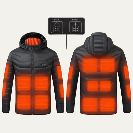 VogeLuxe | Men’s Technical Heated Hooded Jacket