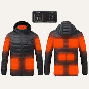 VogeLuxe | Men’s Technical Heated Hooded Jacket