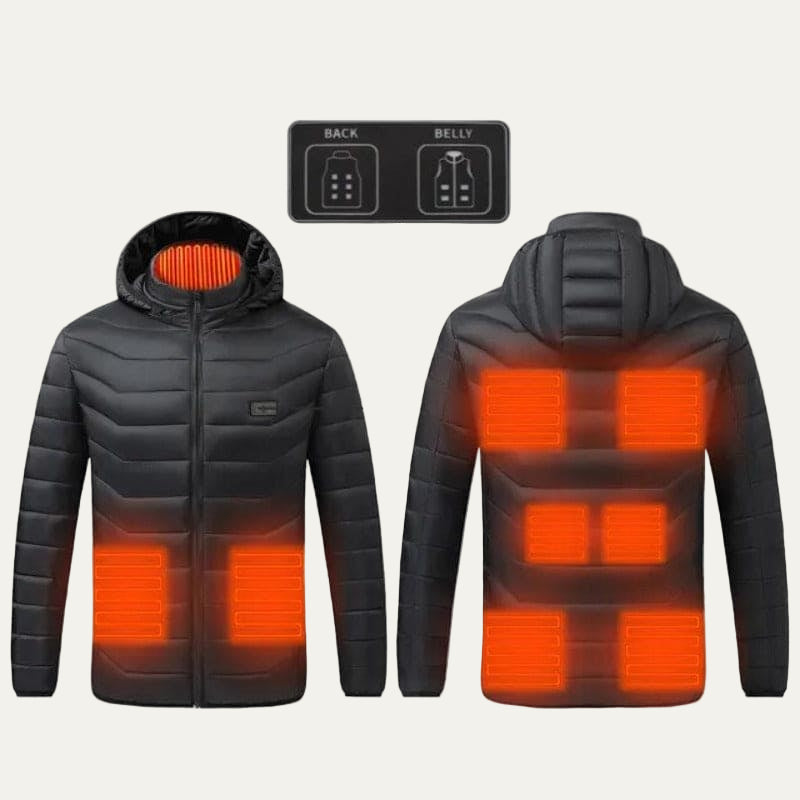 VogeLuxe | Men’s Technical Heated Hooded Jacket