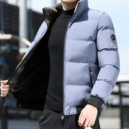 VogeLuxe | Men’s Insulated Quilted Zip Front Puffer Jacket