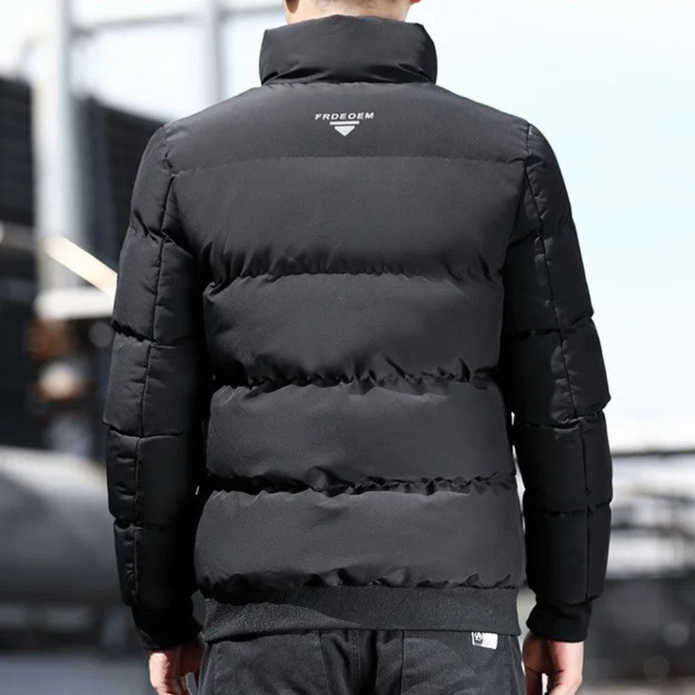 VogeLuxe | Men’s Insulated Quilted Zip Front Puffer Jacket