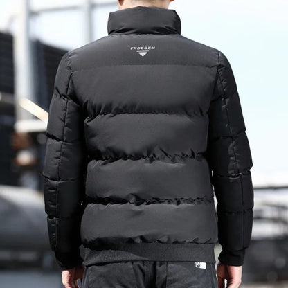 VogeLuxe | Men’s Insulated Quilted Zip Front Puffer Jacket